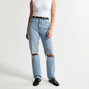 Abercrombie 90s Straight Ultra High Rise Jeans
